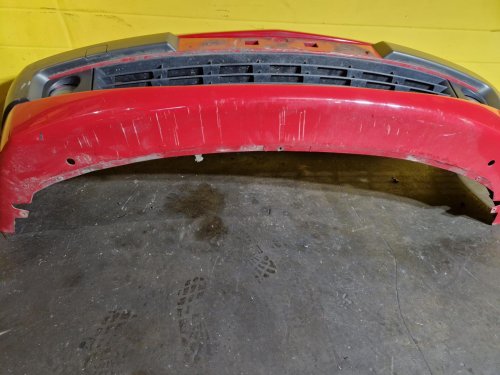 PŘEDNÍ NÁRAZNÍK RENAULT MEGANE II, ČERVENÝ, S MLHOVKAMI - 20169