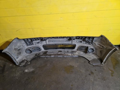 PŘEDNÍ NÁRAZNÍK ŠKODA FABIA I (6Y5), ČERNÝ 991, FACELIFT, S OTVORY PRO MLHOVKY - 20349