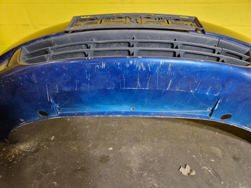 PŘEDNÍ NÁRAZNÍK ŠKODA OCTAVIA II 2, MODRÝ, S MLHOVKAMI, S OSTŘIKOVAČI, FACELIFT - 20369