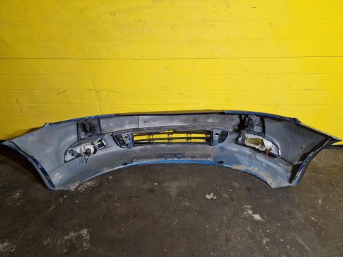 PŘEDNÍ NÁRAZNÍK ŠKODA OCTAVIA II 2, MODRÝ, S MLHOVKAMI, S OSTŘIKOVAČI, FACELIFT - 20369