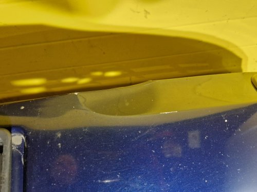 PŘEDNÍ NÁRAZNÍK ŠKODA OCTAVIA II 2, MODRÝ, S MLHOVKAMI, S OSTŘIKOVAČI, FACELIFT - 20369