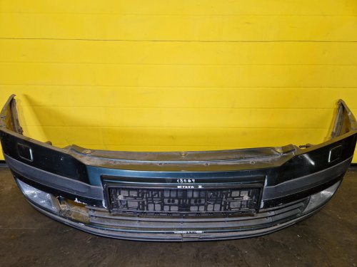 PŘEDNÍ NÁRAZNÍK ŠKODA OCTAVIA II, ZELENÝ, S MLHOVKAMI, S OSTŘIKOVAČEMI - 18069