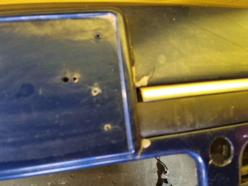 PŘEDNÍ NÁRAZNÍK ŠKODA SUPERB I, MODRÝ, SE SENZORY - 18434