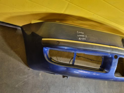 PŘEDNÍ NÁRAZNÍK ŠKODA SUPERB I, MODRÝ, SE SENZORY - 18434