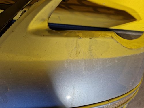 PŘEDNÍ NÁRAZNÍK VW PASSAT B6, MODROSTŘÍBRNÝ, S MLHOVKAMI - 20891