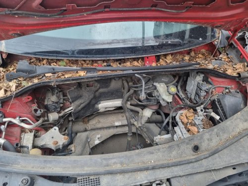 Renault Clio III 1.2 ( D4F D 7 ) 55kW r.2011 červená na náhradní díly