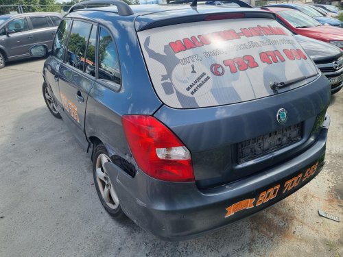 Škoda Fabia II 1.6 ( BTS ) 77kW r.2009 šedá 9153 na náhradní díly