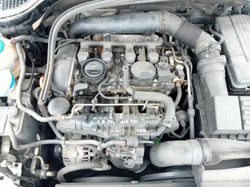 Škoda Octavia II 1.8 TSI ( BZB ) 118kW r.2007 černá na náhradní díly