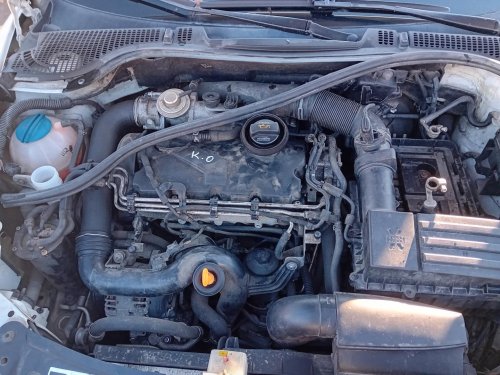 Škoda Octavia II 1.9 TDI ( BXE ) 77kW r.2007 bílá 1026 na náhradní díly