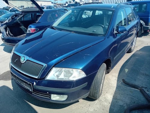 Škoda Octavia II 1.9 TDI ( BXE ) 77kW r.2007 modrá na náhradní díly