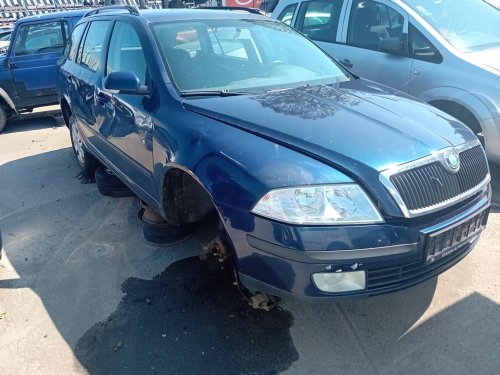 Škoda Octavia II 1.9 TDI ( BXE ) 77kW r.2007 modrá na náhradní díly