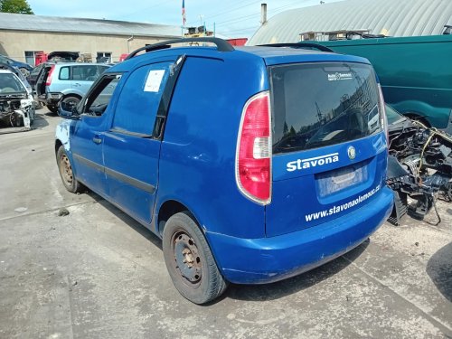 Škoda Praktik 1.2 ( BZG ) 51kW r.2008 modrá na náhradní díly
