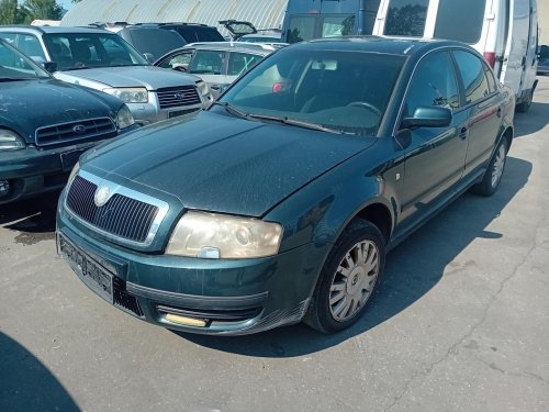 Škoda Superb 1.9 TDI ( AWX ) 96kW r.2002 zelená na náhradní díly