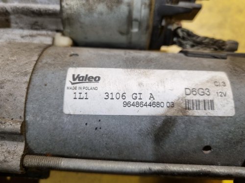 STARTÉR D6G3 CITROEN, FIAT, PEUGEOT - 1.0, 1.1, 1.3, 1.4, 1.6 - 17117