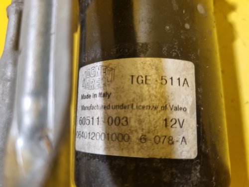 TÁHLA STĚRAČŮ S MOTORKEM 60511003 FIAT PUNTO II - 17896