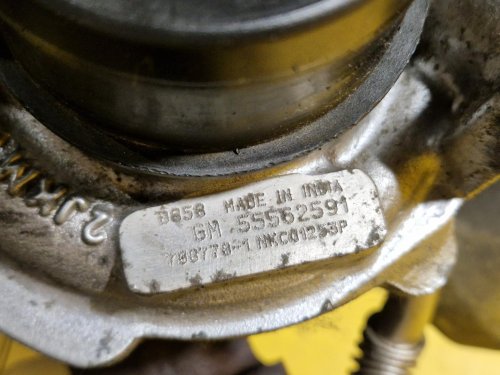 TURBO 55562591 - OPEL INSGINIA A, ZAFIRA C - 2.0 CDTI 81 KW, 96 KW - 19347