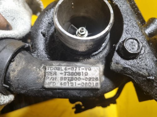 TURBO 897300-0926 OPEL ASTRA H, MERIVA A, CORSA C, COMBO - 1.7 CDTI : Z17DTH : 74KW - 18131
