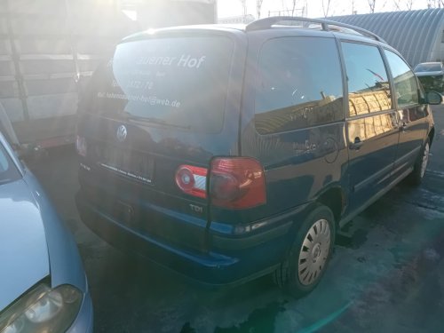Volkswagen Sharan 1.9 TDI ( ASZ ) 96kW r.2005 modrá na náhradní díly