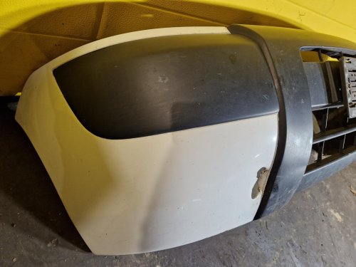 PŘEDNÍ NÁRAZNÍK PEUGEOT PARTNER, BÍLÝ, FACELIFT - 20471