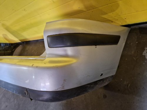 ZADNÍ NÁRAZNÍK VW SHARAN I, STŘÍBRNÝ, SE SENZORY - 19850