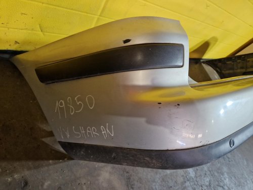 ZADNÍ NÁRAZNÍK VW SHARAN I, STŘÍBRNÝ, SE SENZORY - 19850