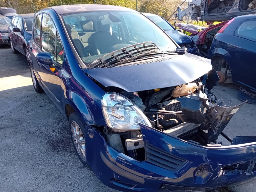  Renault Modus 1.5 ( K9K J 7 ) 60kW r.2005 modrá na náhradní díly