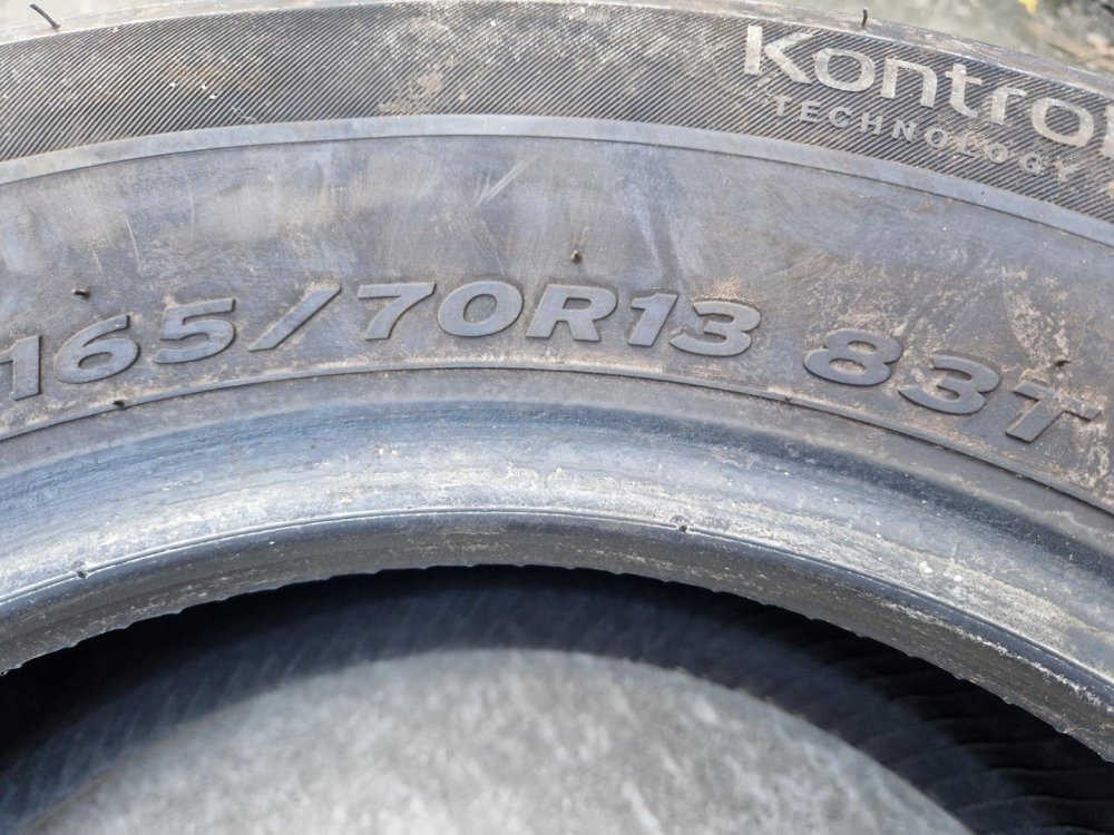 2 KS CELOROČNÍ PNEUMATIKA HANKOOK KINERGY 4S - 165/70 R13 83T - 20487