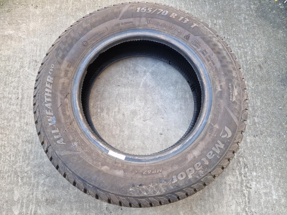 2 KS CELOROČNÍ PNEUMATIKA MATADOR ALL WEATHER EVO - 165/70 R13 79T - 20480
