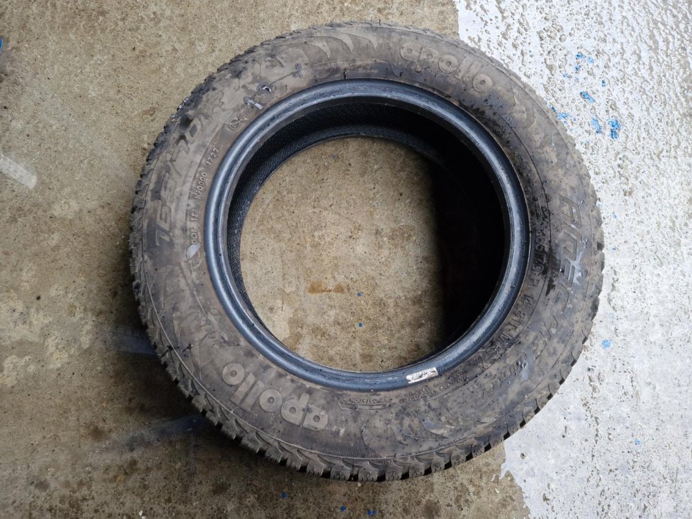 2 KS ZIMNÍ PNEUMATIKA APOLLO ALNAC 46 MINT  - 165/70 R14 81T - 20606