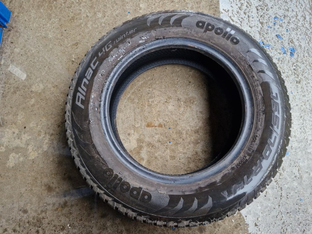 2 KS ZIMNÍ PNEUMATIKA APOLLO ALNAC 46 MINT  - 165/70 R14 81T - 20606