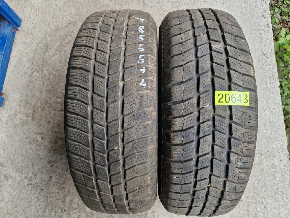 2 KS ZIMNÍ PNEUMATIKA BARUM POLARIS 3   185/65 R14 86T - 20643 2 KS ZIMNÍ PNEUMATIKA BARUM POLARIS 3   185/65 R14 86T - 20643