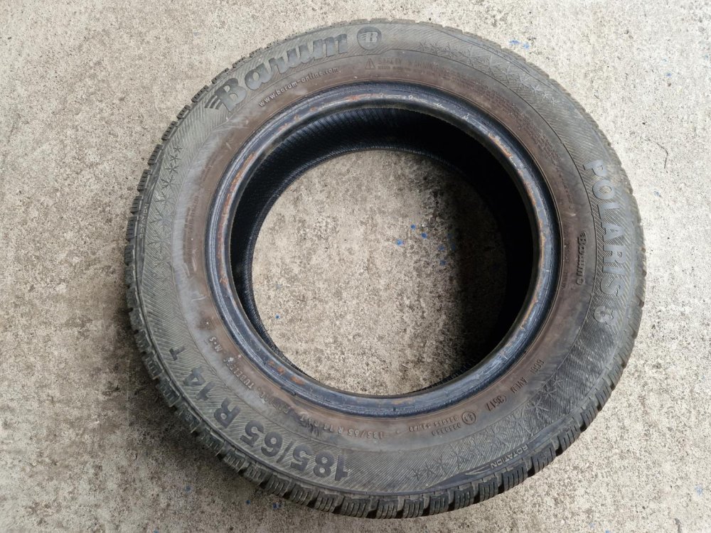 2 KS ZIMNÍ PNEUMATIKA BARUM POLARIS 3   185/65 R14 86T - 20643 2 KS ZIMNÍ PNEUMATIKA BARUM POLARIS 3   185/65 R14 86T - 20643