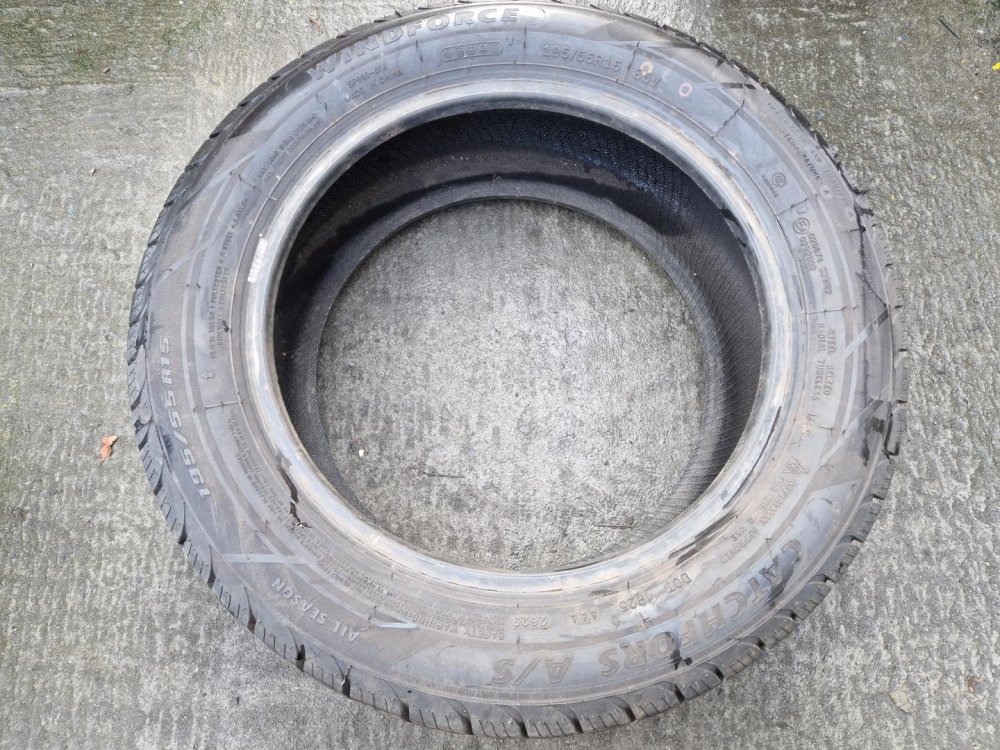 2 KS CELOROČNÍ PNEUMATIKA CATCHFORS A/S WINDFORCE 195/55 R15 85V - 20280
