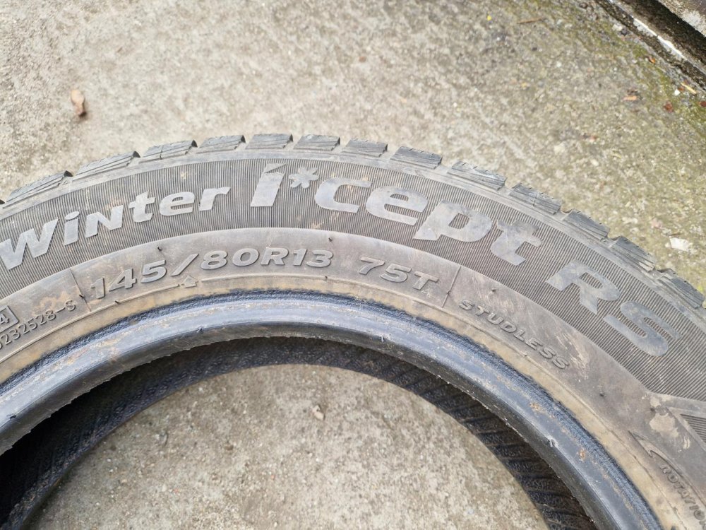 2 KS ZIMNÍ PNEUMATIKA HANKOOK I CEPT RS - 145/80 R13 75T - 20596