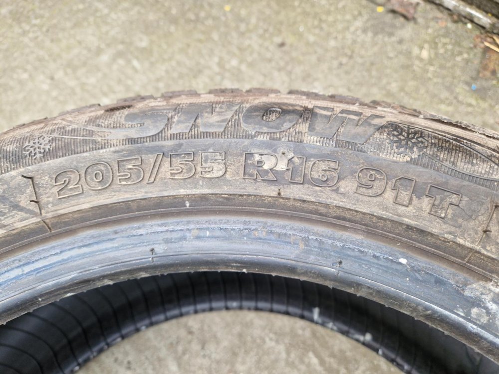 2 KS ZIMNÍ PNEUMATIKA KORMORAN SNOW 205/55 R16 91T - 20556