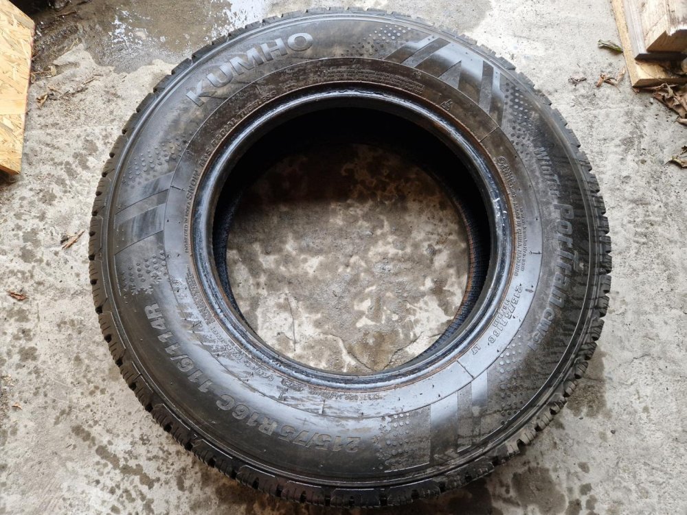 2 KS ZIMNÍ PNEUMATIKA KUMHO WINTER PORTRAN CW51 - 215/75 R16 C 116/114R - 20943