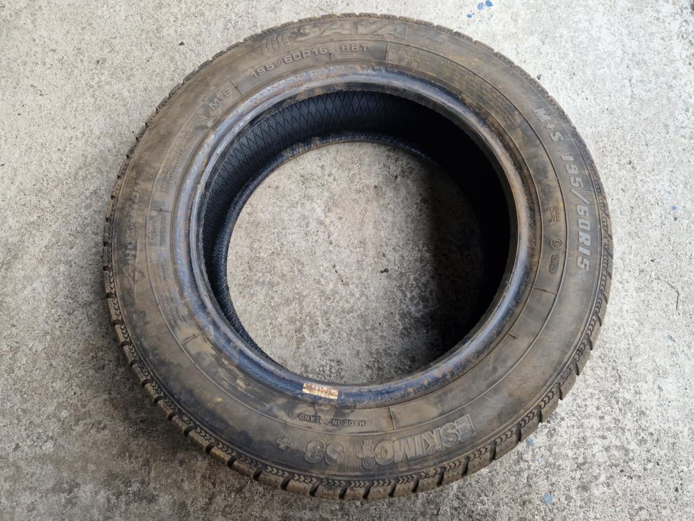 2 KS ZIMNÍ PNEUMATIKA SAVA ESKIMO S3+  195/60 R15 88T - 20644