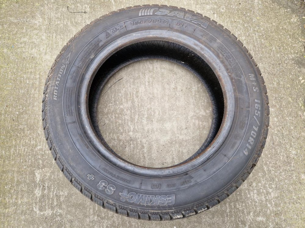 2 KS ZIMNÍ PNEUMATIKA SAVA ESKIMO S3+ 165/70 R14 81T - 20562
