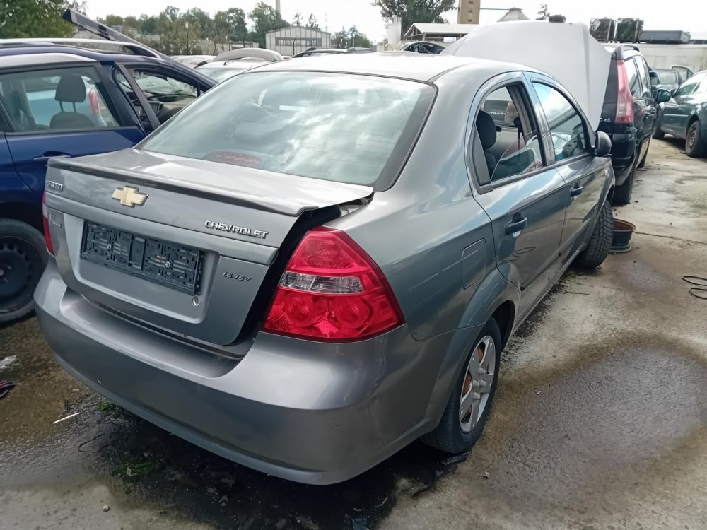 Chevrolet Aveo 1.4 ( F14D3 ) 69kW r.2008 šedá na náhradní díly