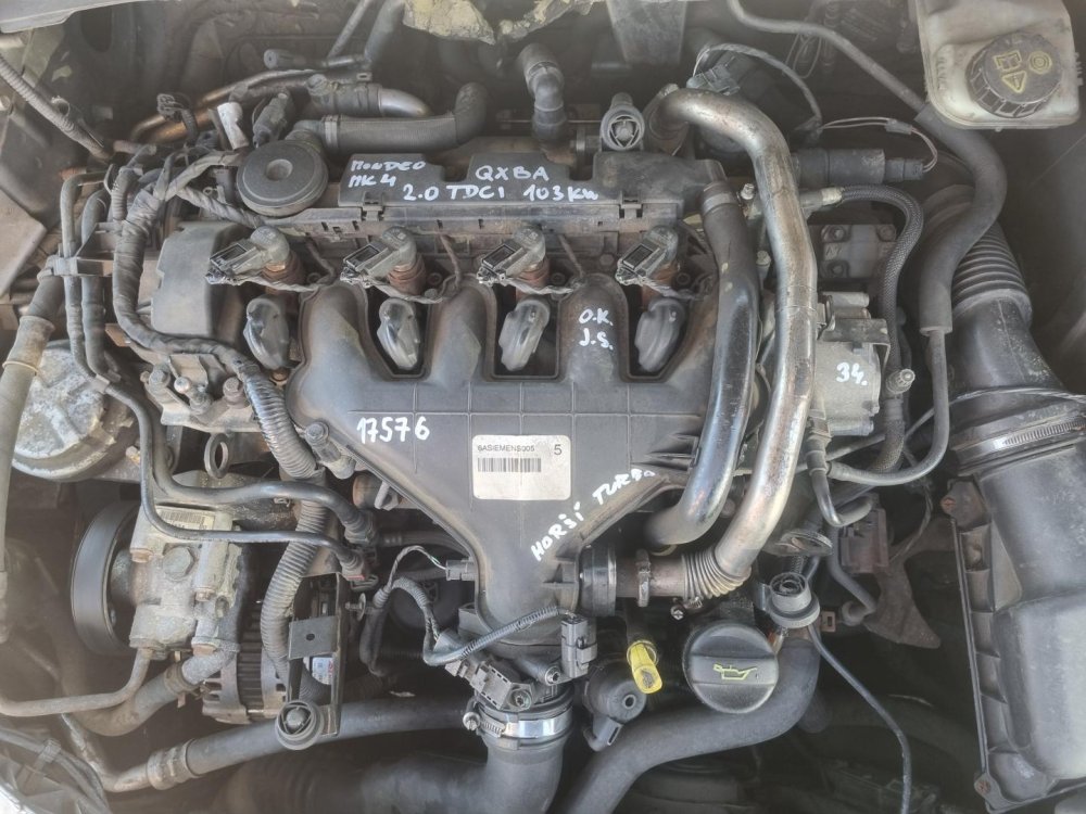 Ford Mondeo 2.0 TDCi ( QXBA ) 103kW r.2007 stříbrná na náhradní díly