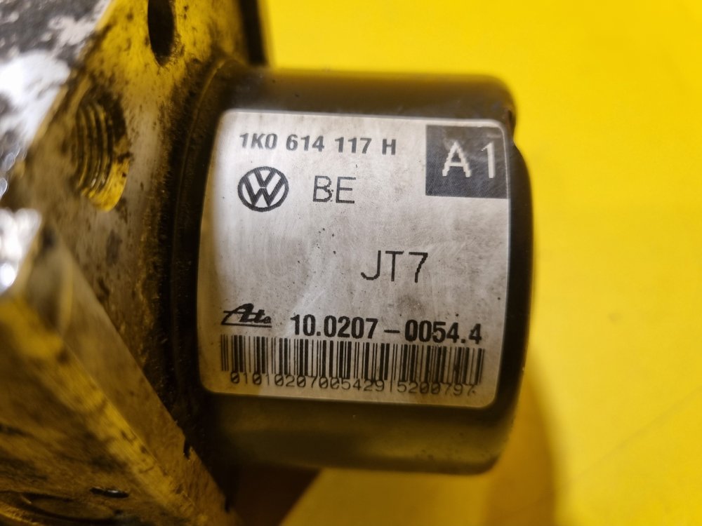 JEDNOTKA ABS - 1K0614117H - ŠKODA OCTAVIA II / VW GOLF V, TOURAN I / SEAT LEON II, TOLEDO III, ALTEA / AUDI A3 - 17697