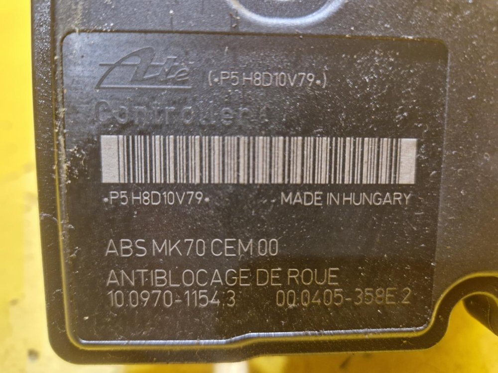 JEDNOTKA ABS - 9665344180 - PEUGEOT 1007, 206+, 207 / CITROEN C2 I, C3 I - 20009