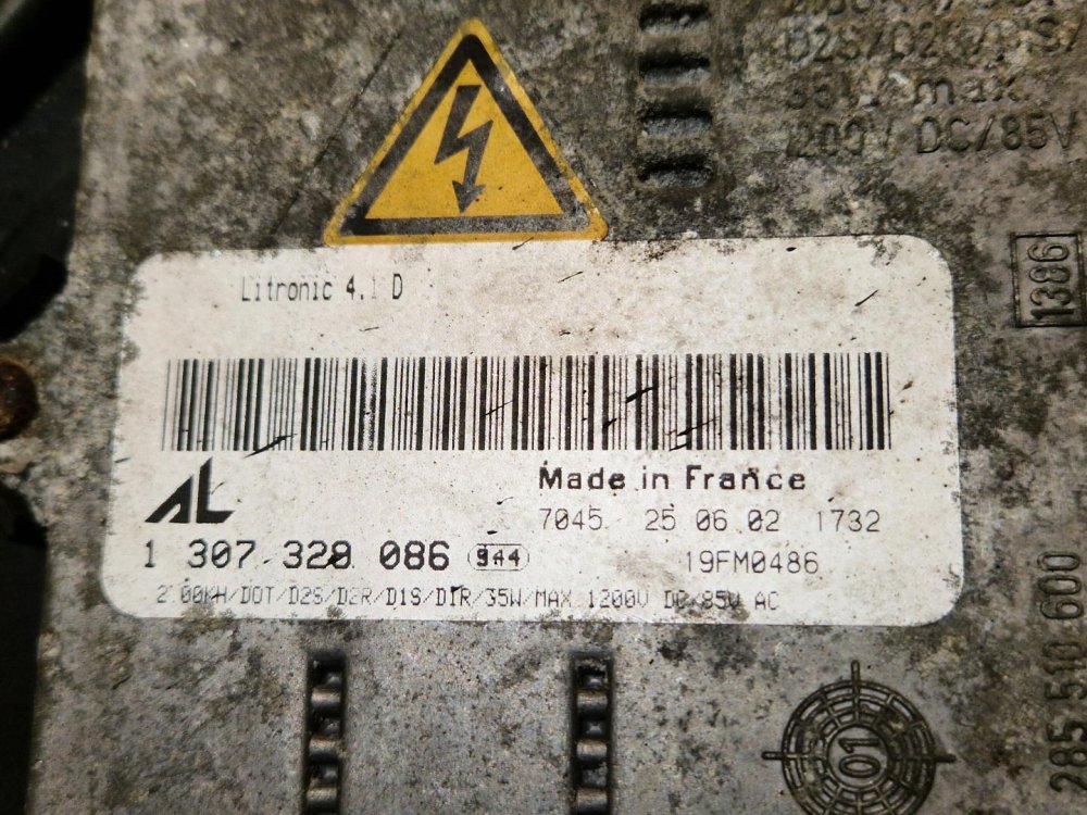 LEVÉ PŘEDNÍ SVĚTLO MAZDA 6 (GG, GY)  - 19377 LEVÉ PŘEDNÍ SVĚTLO MAZDA 6 (GG, GY)  - 19377