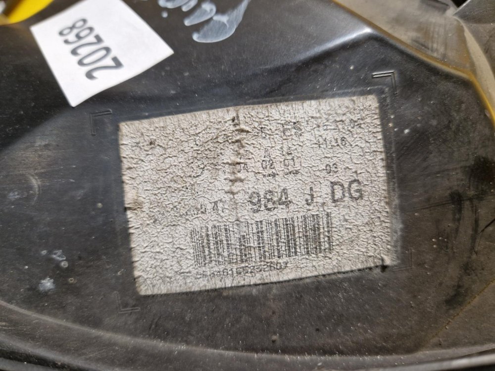 LEVÉ PŘEDNÍ SVĚTLO RENAULT CLIO II / THALIA I, FACELIFT, ČERNÉ - 20268