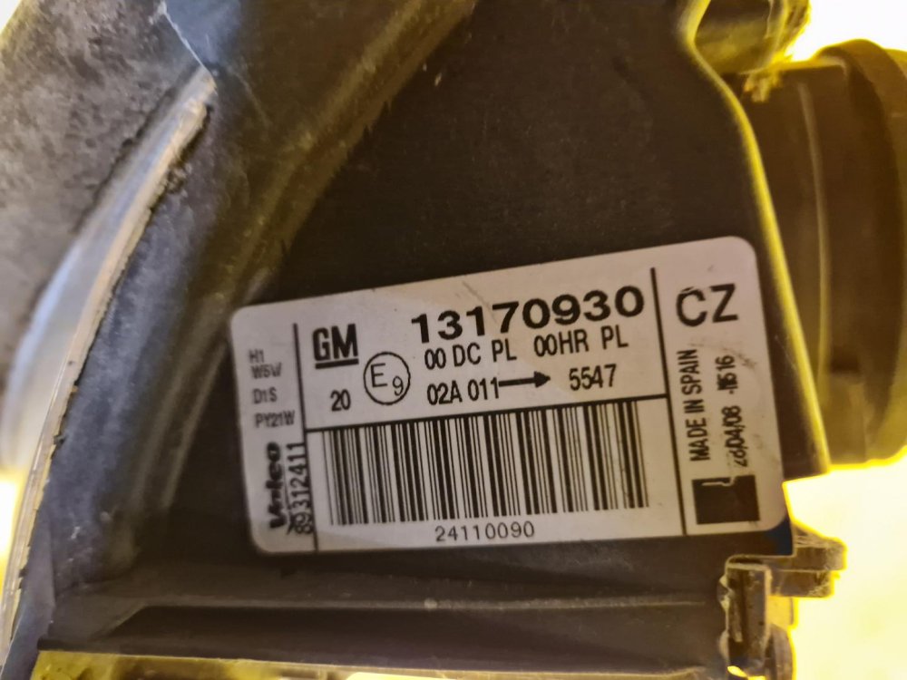 LEVÉ PŘEDNÍ SVĚTLO XENON OPEL VECTRA C / SIGNUM , FACELIFT, ČERNÉ - 20670 LEVÉ PŘEDNÍ SVĚTLO XENON OPEL VECTRA C / SIGNUM , FACELIFT, ČERNÉ - 20670