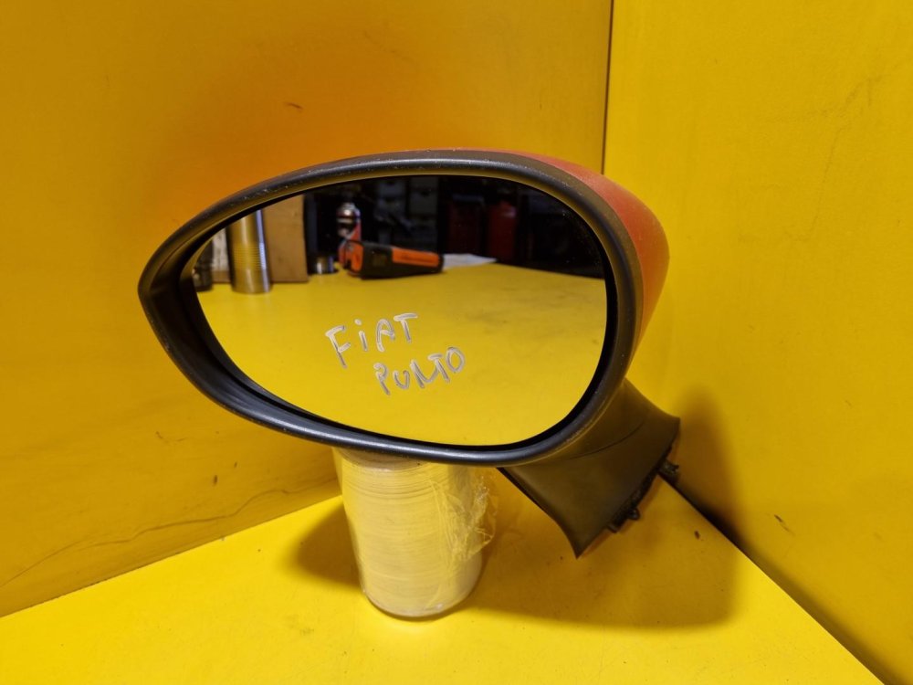 LEVÉ ZRCÁTKO FIAT GRANDE PUNTO / PUNTO III / LINEA , ČERVENÉ, ELEKTRICKÉ - 17248