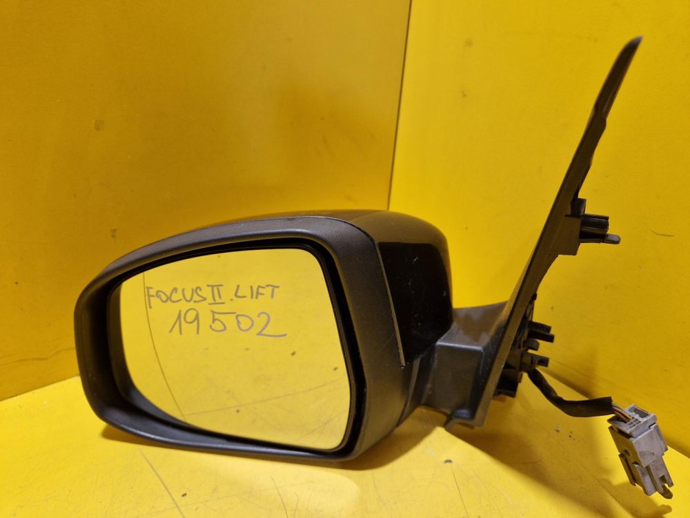 LEVÉ ZRCÁTKO FORD FOCUS II , TMAVĚ ŠEDÉ , FACELIFT, ELEKTRICKÉ - 19502