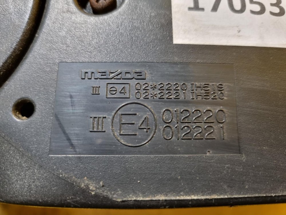 LEVÉ ZRCÁTKO MAZDA 3 ( BK ) , ŠEDÉ, ELEKTRICKÉ - 17053 LEVÉ ZRCÁTKO MAZDA 3 ( BK ) , ŠEDÉ, ELEKTRICKÉ - 17053