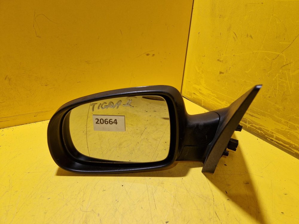 LEVÉ ZRCÁTKO OPEL TIGRA B TWINTOP (X04) , ČERNÉ , ELEKTRICKÉ - 20664