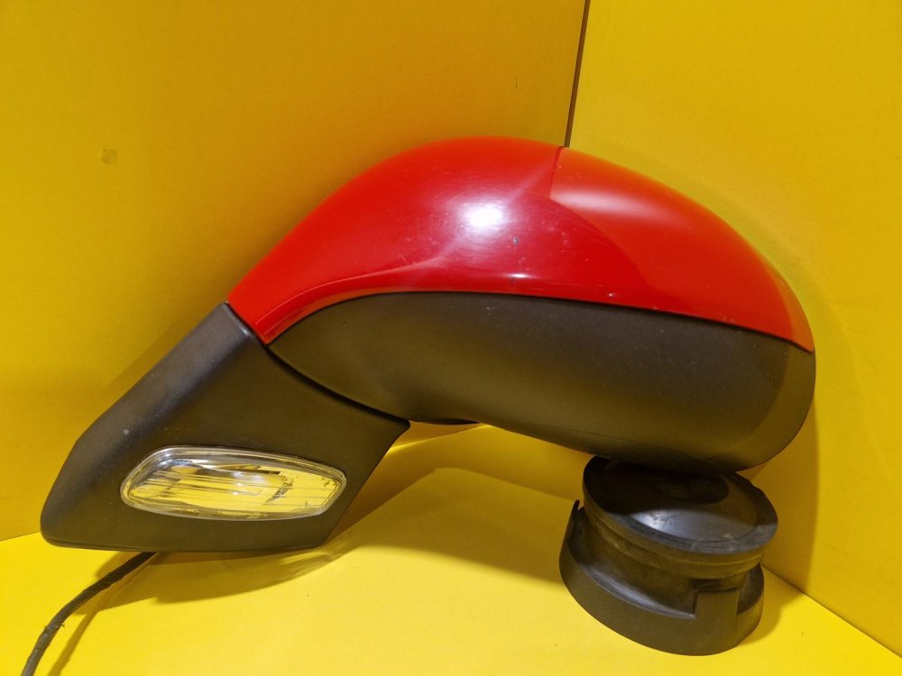 LEVÉ ZRCÁTKO PEUGEOT 308 I / 207 ČERVENÉ, ELEKTRICKY SKLOPNÉ - 16400